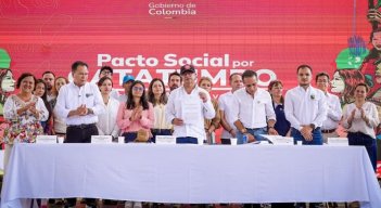 Presidente Petro y varios de sus ministros estarán presentes hoy en Tibú/Foto cortesía