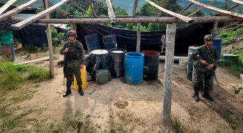  El operativo representa un golpe a las finanzas ilícitas del Eln. /  Cortesía. 