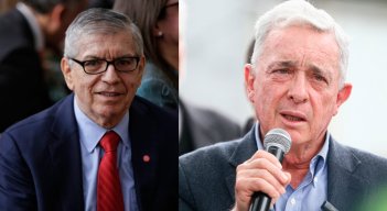 César Gaviria y Álvaro Uribe
