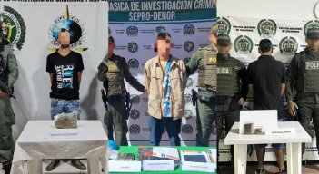 Oscar Rojas, Oscar Rico y Carlos Arias 