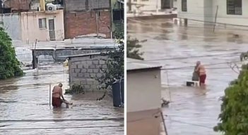 “Agárrate de mí”: pareja de ancianos sobrevivió abrazados a una inundación