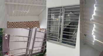 Casas afectadas en Villa del Rosario
