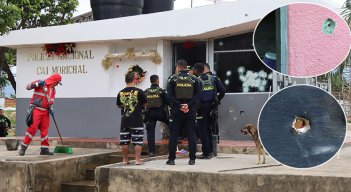 El CAI Morichal quedó totalmente destruido por los disparos de fusil y las granadas. / Fotos: Carlos Ramírez-La Opinión