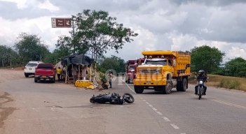 Mujer gravemente herida tras accidente de tránsito en el Anillo Vial Occidental, de Cúcuta