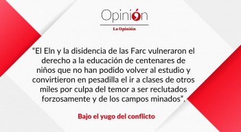 Bajo el yugo del conflicto