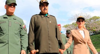 Nicolás Maduro y Cilia Flores