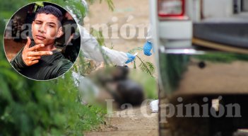 El cuerpo en avanzado estado de descomposición fue hallado al margen de una calle de tierra, en Las Delicias. / Foto Stefany Peñaloza-La Opinión