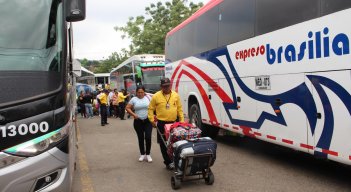 26 empresas de transporte operan desde la Central de Transporte de Cúcuta./Foto cortesía