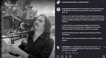 Sobrino de Gabriel García Márquez, Esteban Garzón. Foto: captura