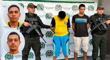 Javier Alexander Ortiz Amado y Edward Yesid Palencia Garavito fueron enviados a la cárcel. / Foto cortesía