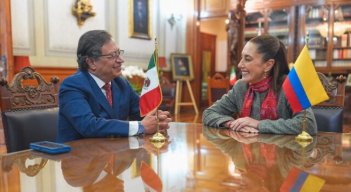 PETRO Y LA PRESIDENTE DE MÉXICO 