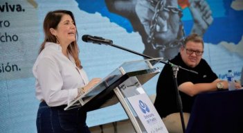 La defensora Nacional del Pueblo, Iris Marín condenó el asesinato del periodista Cristian Herrera/Foto: Cortesía