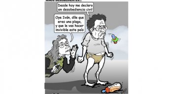 02-07-26 - Caricatura , Niños desobedientes.