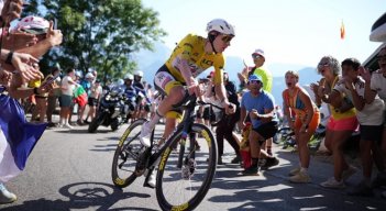 El esloveno Tadej Pogacar (UAE) alcanzó su cuarta victoria en el Tour.