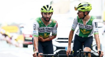 Así arribó a la meta el ciclista antioqueño, tras la fuerte caída en la etapa 12 del Tour.