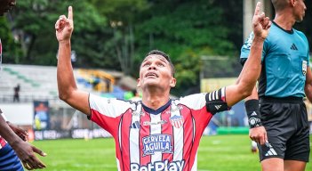 Carlos Bacca, delantero de Junior FC. 