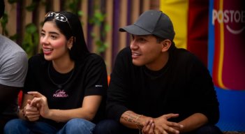 Mariana Zapata y Juanda Caribe. Cortesía RCN y El Universal.