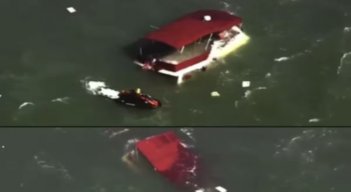 Tragedia náutica en San Francisco, EE.UU. Foto: captura de redes sociales (X)