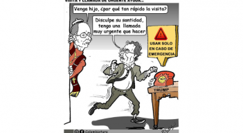 Visita y llamada de urgente ayuda...