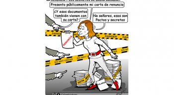 La renuncia y los secretos de Laura Sarabia
