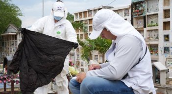 Unidad de Búsqueda de personas dadas por desaparecidas inicia trabajos forenses en el antiguo cementerio de El Zulia./Foto: Cortesía