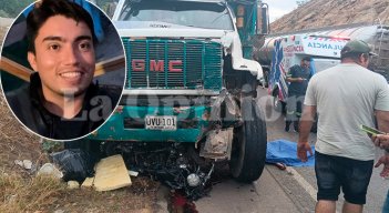 Maykool Rodolfo Pava murió tras estrellarse contra una volqueta estacionada en el Anillo Vial Occidental. / Foto: cortesía