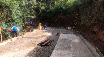 Obra de vialidad. / Foto: cortesía