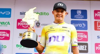 Rodrigo Contreras, vigente campeón de la Vuelta a Colombia, va por su cuarto título consecutivo.