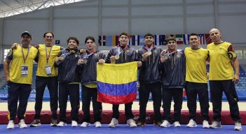 La selección Colombia de gimnasia obtuvo la medalla de oro en los Juegos de Santo Domingo 2026