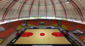 Con una inversión de $5.000 millones, el tradicional escenario deportivo de Cúcuta fue modernizado con un nuevo maderamen, camerinos, canastas certificadas por la FIBA y tecnología para albergar competencias de alto nivel.