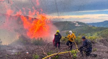 Incendio forestal en Ocaña.