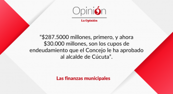 Las finanzas municipales.