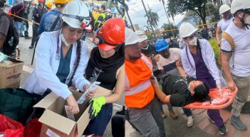 Una experiencia imborrable: la cucuteña que estudia Medicina y ayudó a salvar vidas tras el terremoto en Pereira