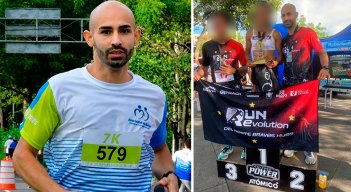 Uber Fernando Quintero era un amante del running y participó en diferentes carreras.