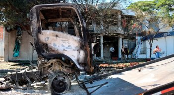 Atentado en Cúcuta. / Foto: Carlos Ramírez-La Opinión