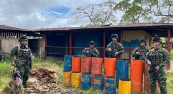 Ejército destruye depósito con explosivos que serían usados en atentados en Meta