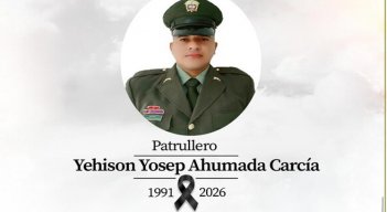 Asesinan a patrullero de la Policía en Cundinamarca