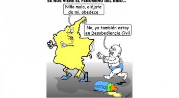 14-09-26 - Caricatura, Se nos viene el fenómeno del Niño.