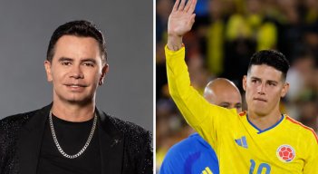 Jhonny Rivera reveló la historia detrás de la camiseta que le regaló James Rodríguez