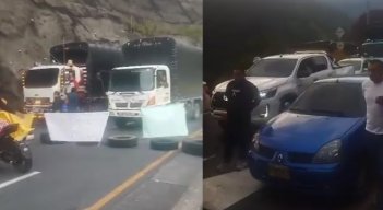 CIERRE DE LA VÍA CÚCUTA - BUCARAMANGA 