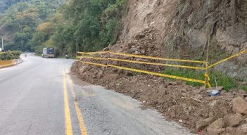 Conductores deben tener sumo cuidado debido a las lluvias aisladas en esta zona del país.