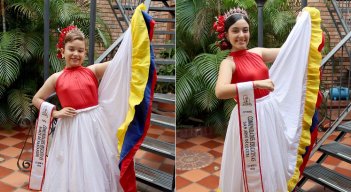 Dos niñas llevan a Cúcuta y Norte al Reinado de la Cumbia.
