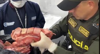 Carne, pollo y chorizos sin trazabilidad: incautan 130 kilos de productos cárnicos