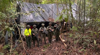 Destruyen complejo del Eln que producía cocaína en Sardinata