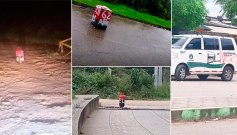 Cilindros y banderas con las insignias del Eln fueron abandonados en diferentes vías de Norte de Santander. / Foto: cortesía