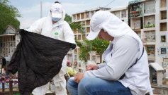Unidad de Búsqueda de personas dadas por desaparecidas inicia trabajos forenses en el antiguo cementerio de El Zulia./Foto: Cortesía