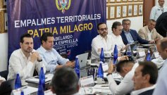 En el primer Empalme Territorial estuvo presente también el general Jorge Eduardo Mora, designado ministro de Defensa/Foto: Cortesía Juan Pablo Bayona