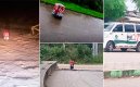 Cilindros y banderas con las insignias del Eln fueron abandonados en diferentes vías de Norte de Santander. / Foto: cortesía